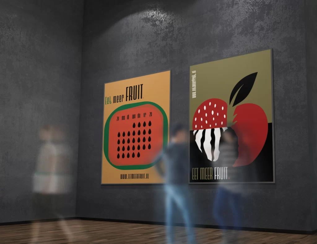 Eet_meer_fruit_poster_design